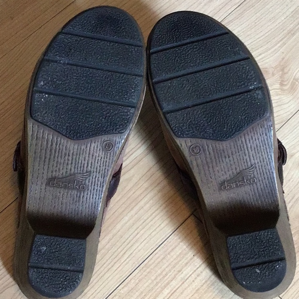Dansko brown leather clogs - Picture 4 of 6